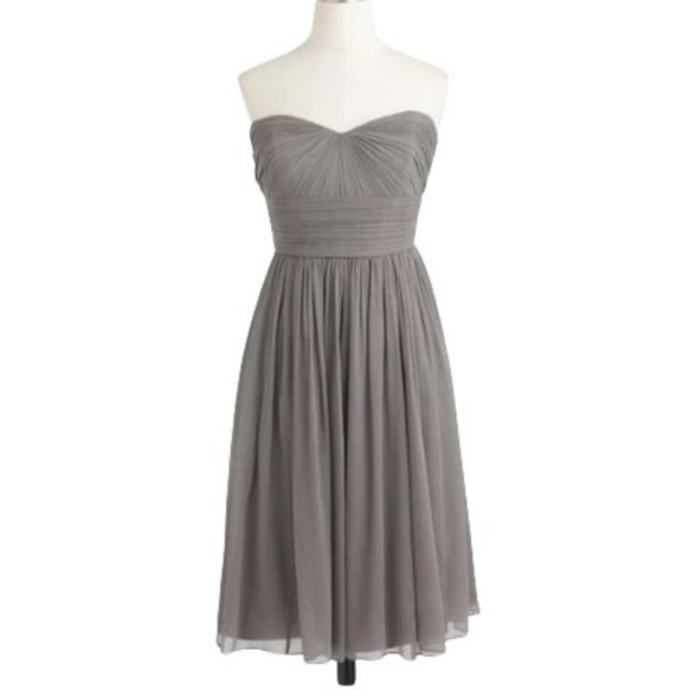 J. Crew Marbella Strapless bridesmaids dress